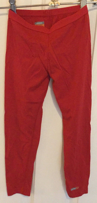 Icebreaker Kids Leggings Size 5-6 Red.jpg